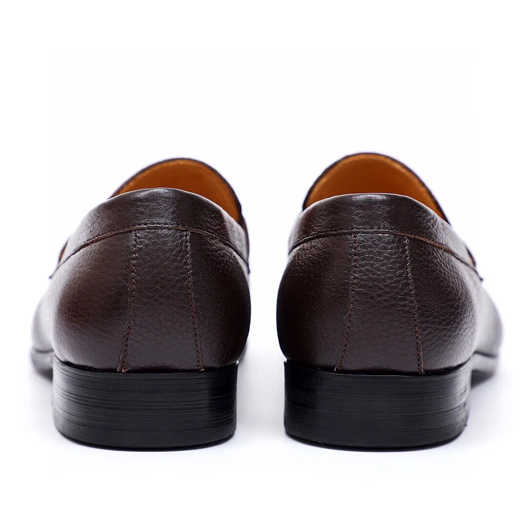 Men's Men's Shoes 💰540 💐[Ferragamo/Ferragamo] New 🐲Ferragamo* Ferragamo classic formal leather shoes! It uses imported first-layer pebbled cowhide leather upper + luxurious hardware buckle, and the inner first-layer comfortable cowhide leather lining! Original wear-resistant rubber outsole! Code number 38-44 (45🉑️customized)
